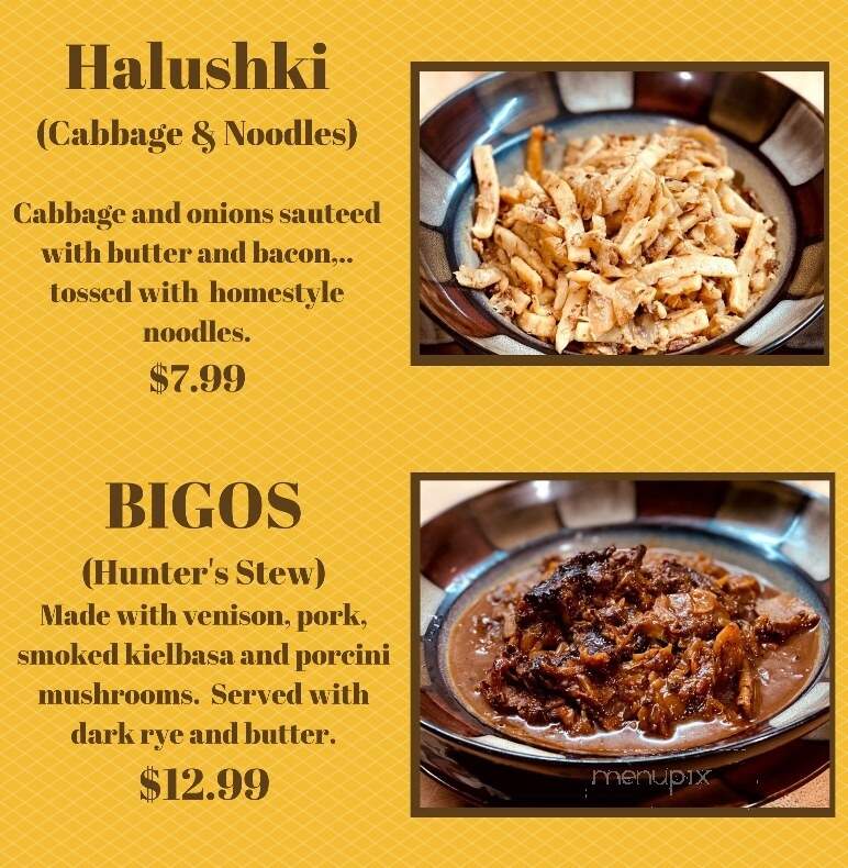 Rogie Pierogies - Delray Beach, FL menu_pic