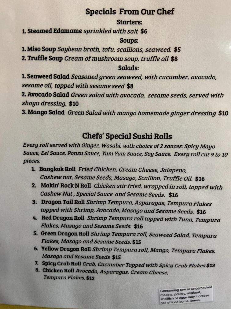 Thai Cuisine - Maryville, TN menu_pic