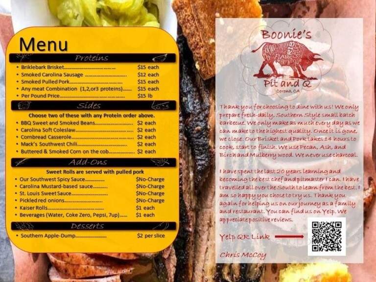 Boonies Pit and Q - Corona, CA menu_pic