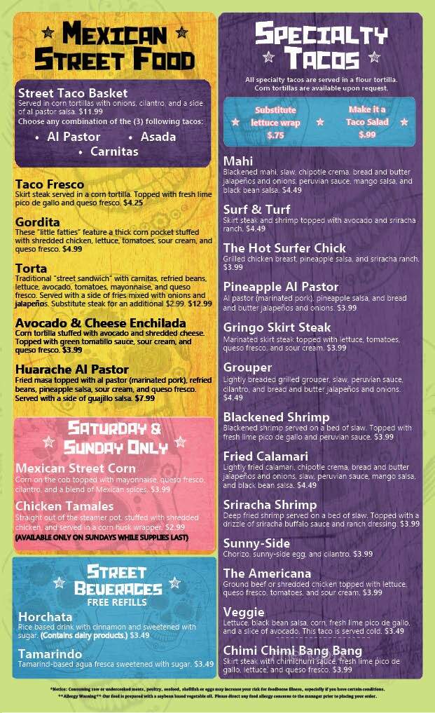 Cantina Louie - Matthews, NC menu_pic