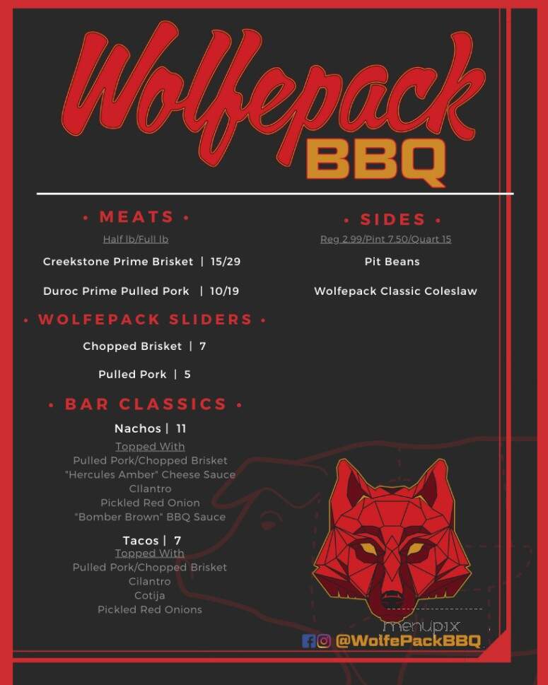 Wolfepack BBQ - North Kansas City, MO menu_pic