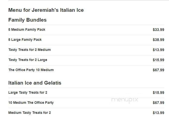 Jeremiah's Italian Ice - Greenville, SC