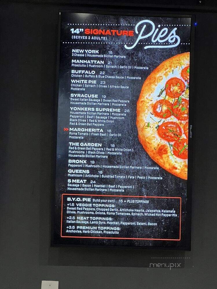 New York Pizza and Pints - Wylie, TX menu_pic
