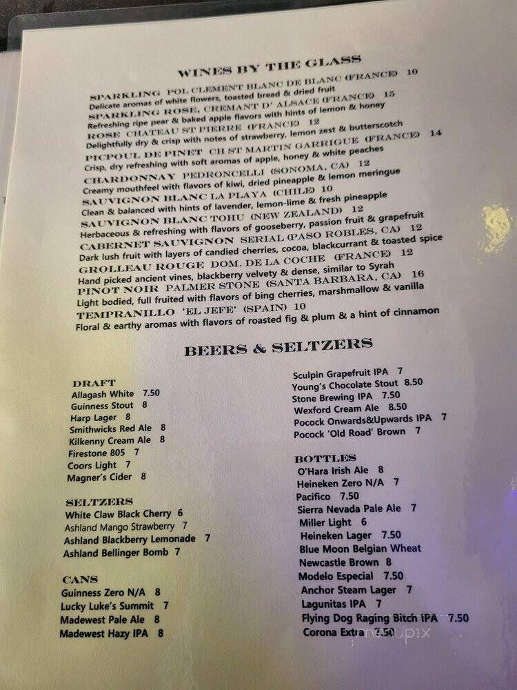 Maginns Pub - Santa Clarita, CA menu_pic