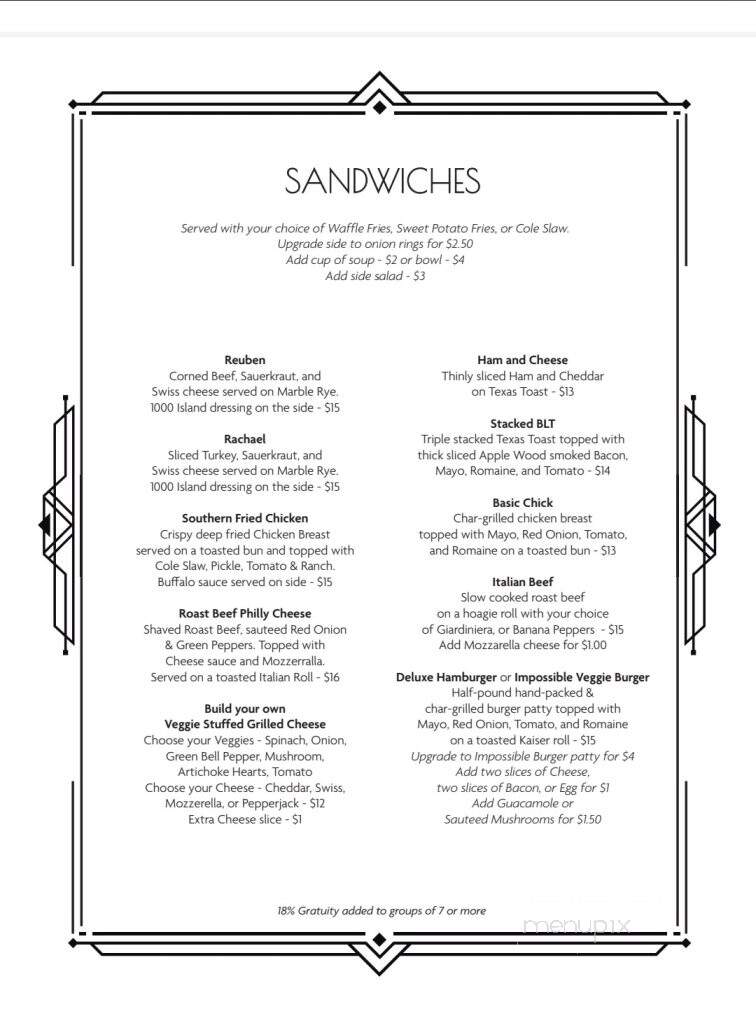 Roarin 20s - Plain, WI menu_pic