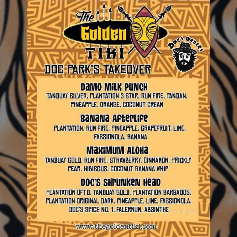 The Golden Tiki - Las Vegas, NV menu_pic