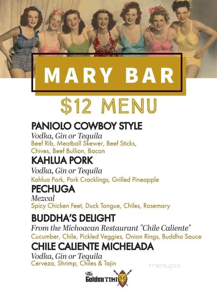 The Golden Tiki - Las Vegas, NV menu_pic