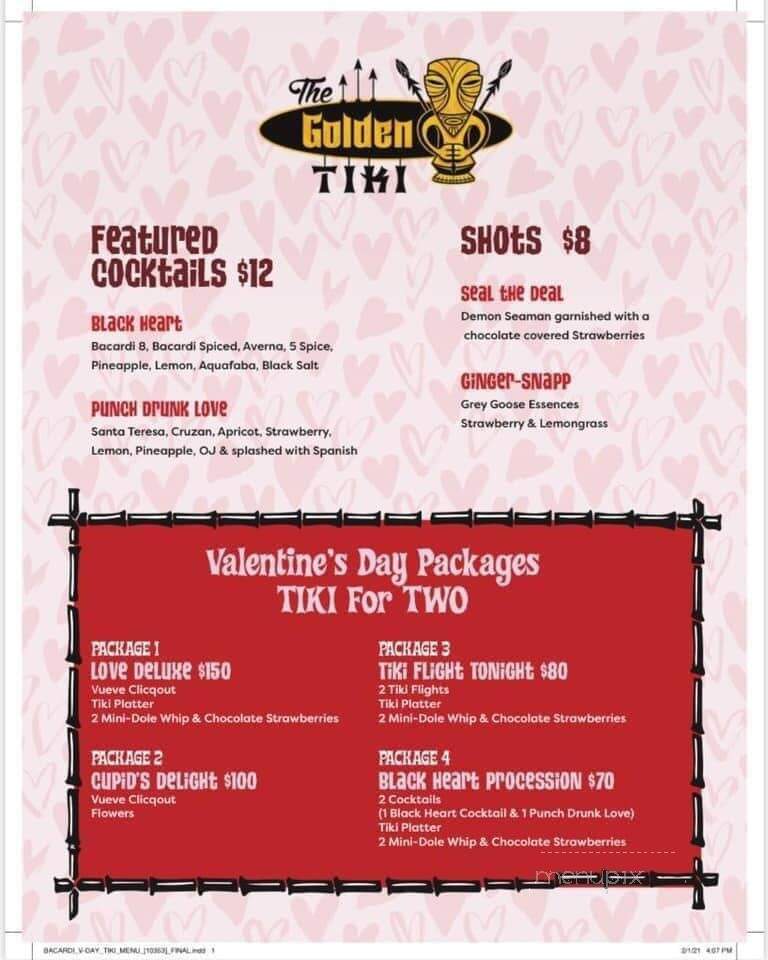 The Golden Tiki - Las Vegas, NV menu_pic