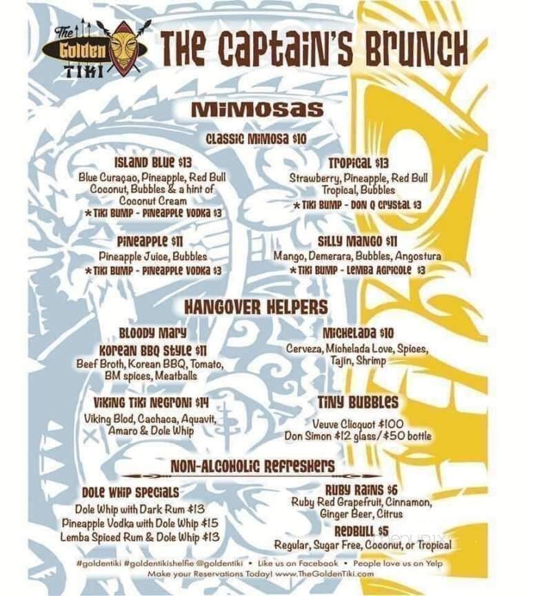 The Golden Tiki - Las Vegas, NV menu_pic