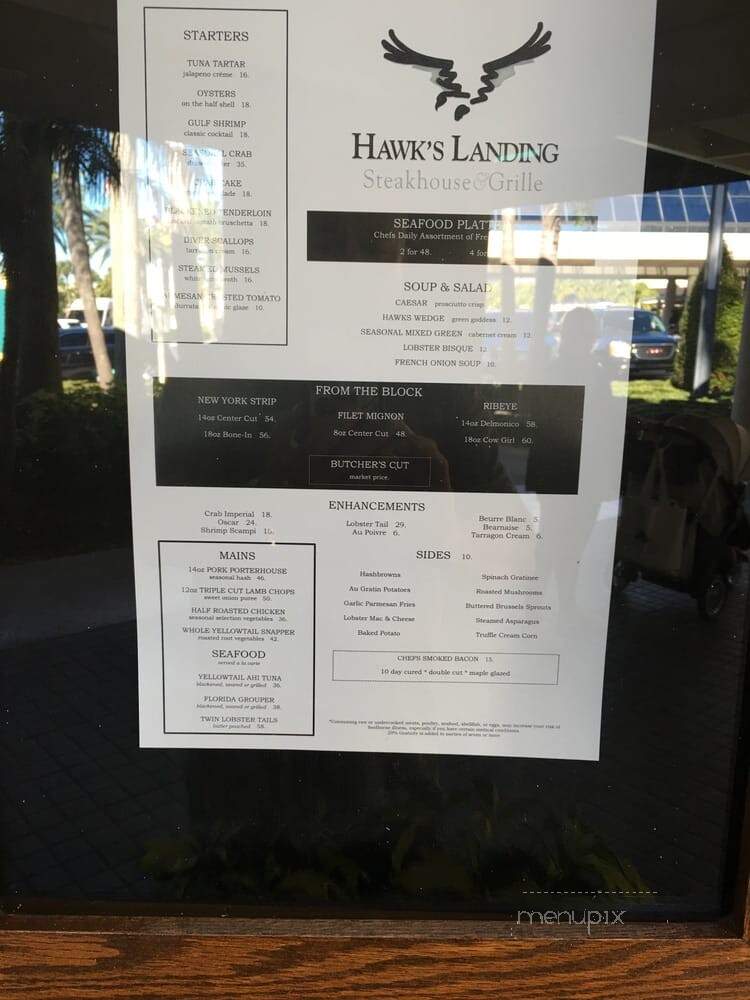 Hawk's Landing Steakhouse & Grille at Orlando World Center Marriott Resort - Orlando, FL