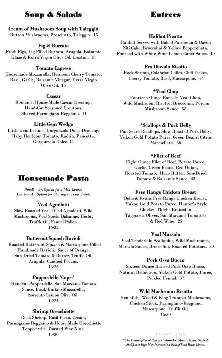Angelina's Ristorante - Bonita Springs, FL menu_pic