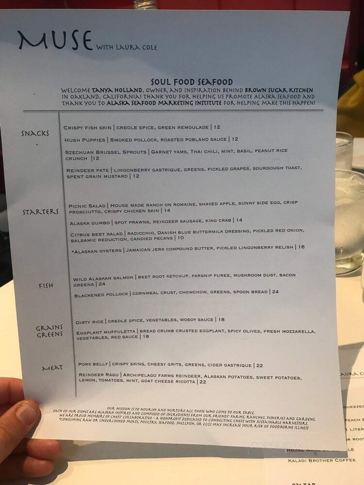 Muse - Anchorage, AK menu_pic