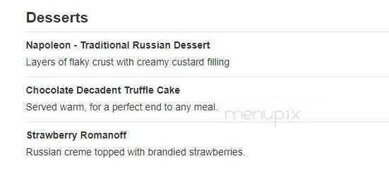 Red Square Restaurant & Caviar Bar - Rehoboth Beach, DE menu_pic