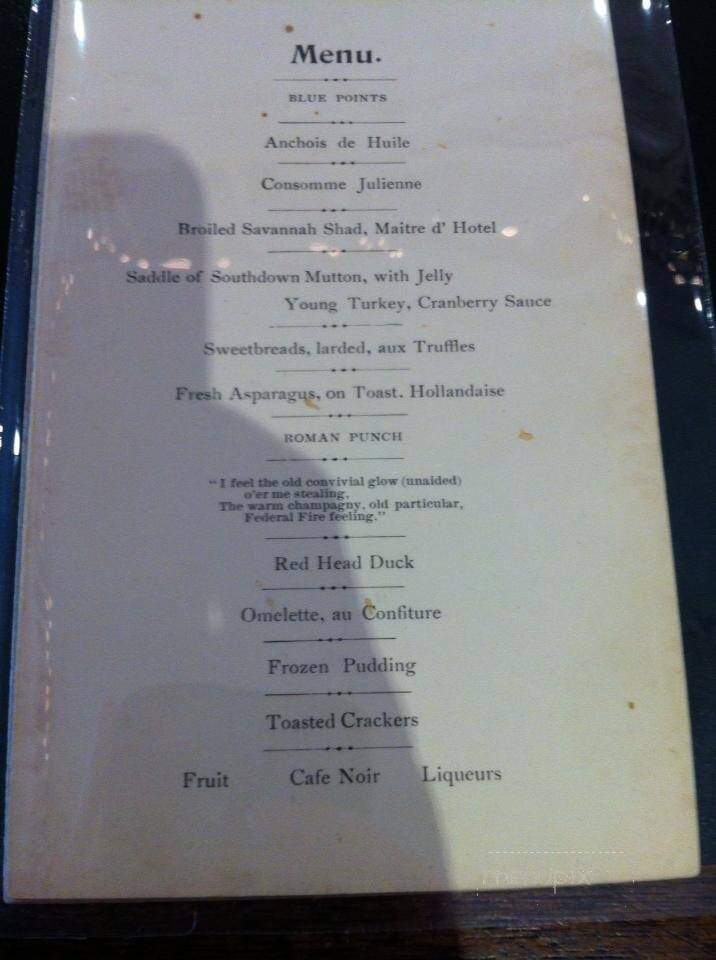Stages at One Washington - Dover, NH menu_pic