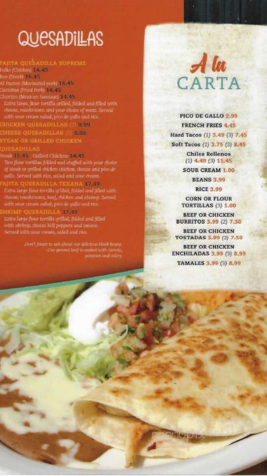 Plaza Mexico Restaurant - Port Charlotte, FL menu_pic