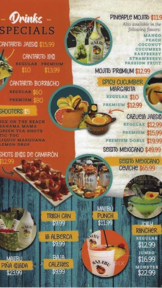 Plaza Mexico Restaurant - Port Charlotte, FL menu_pic