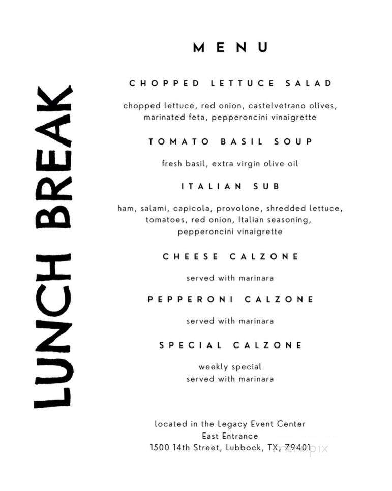 The Crafthouse Gastropub - Lubbock, TX menu_pic