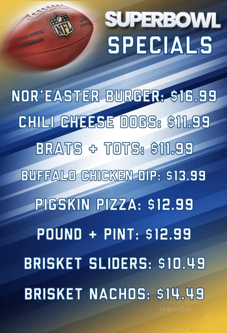Benny's Pub - Hagerstown, MD menu_pic