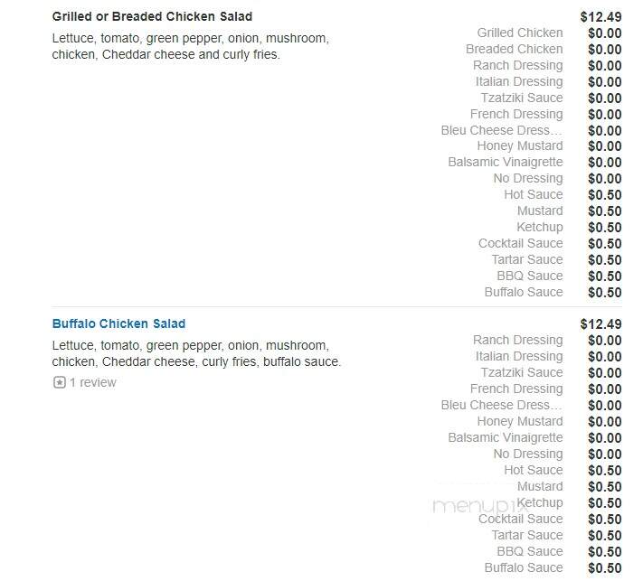 Alexanders Pizza & Subs - Mount Pleasant, PA menu_pic