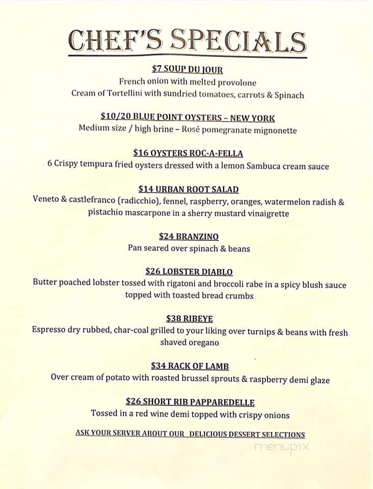 Anthony's at Paxon Hollow - Broomall, PA menu_pic