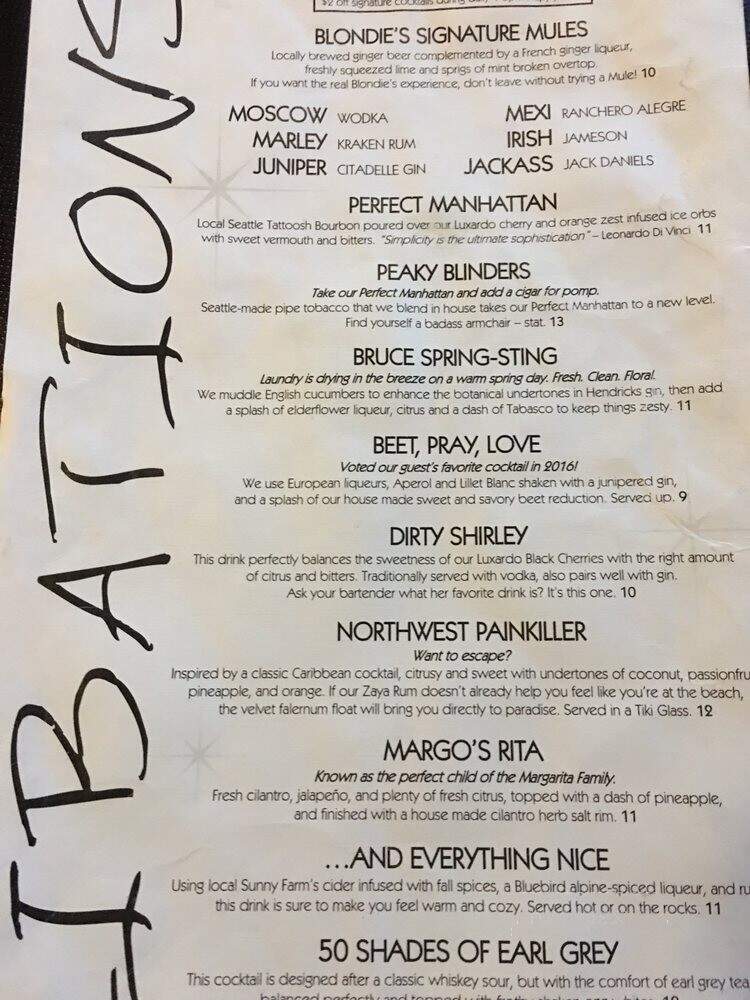 Blondie's Plate - Sequim, WA menu_pic