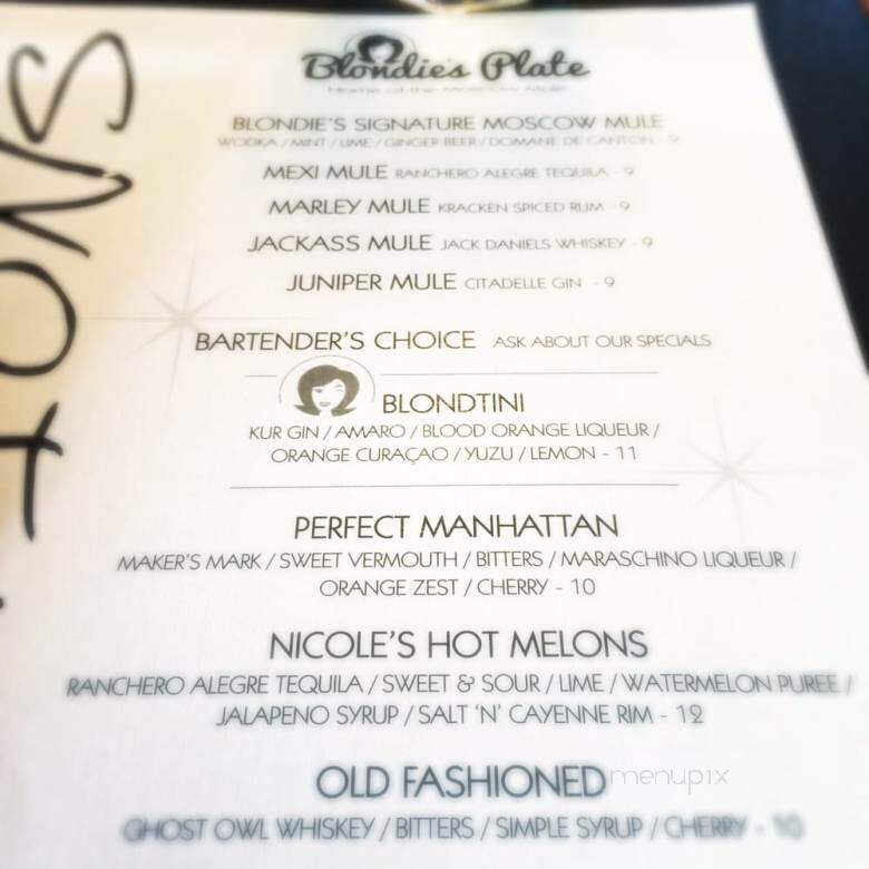 Blondie's Plate - Sequim, WA menu_pic