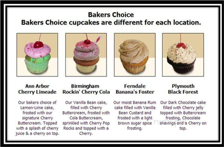 Cupcake Station - Plymouth, MI menu_pic