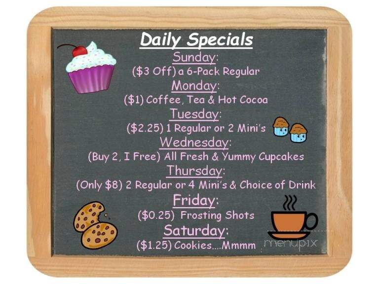 Cupcake Station - Plymouth, MI menu_pic