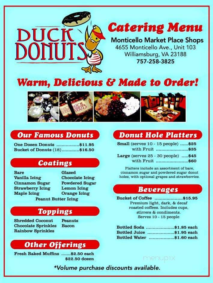Duck Donuts - Williamsburg, VA