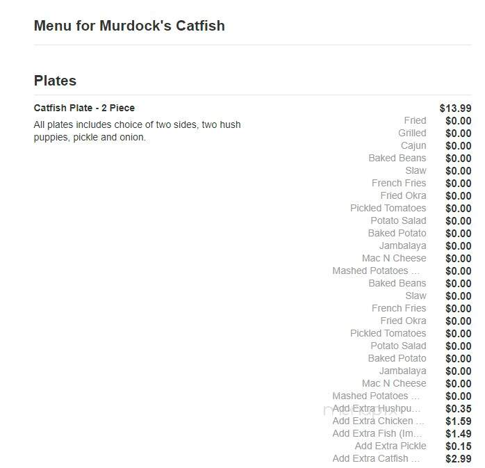 Murdock's Catfish - Jonesboro, AR