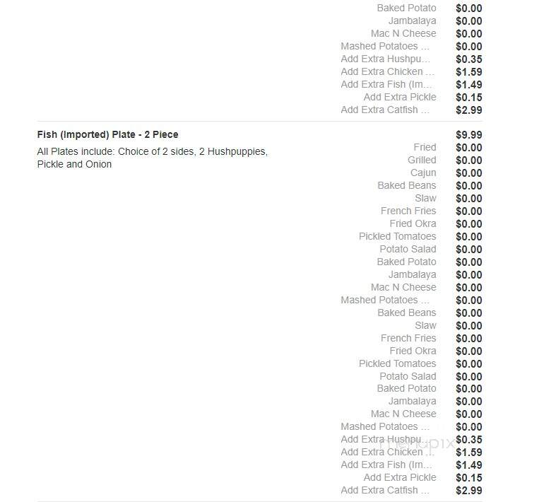 Murdock's Catfish - Jonesboro, AR menu_pic