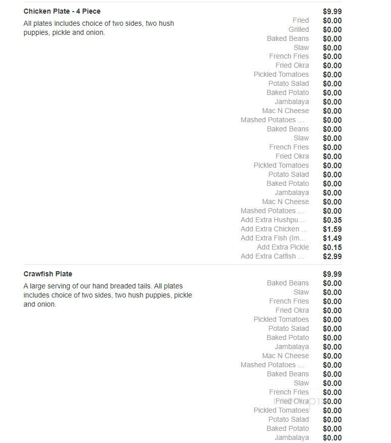 Murdock's Catfish - Jonesboro, AR menu_pic