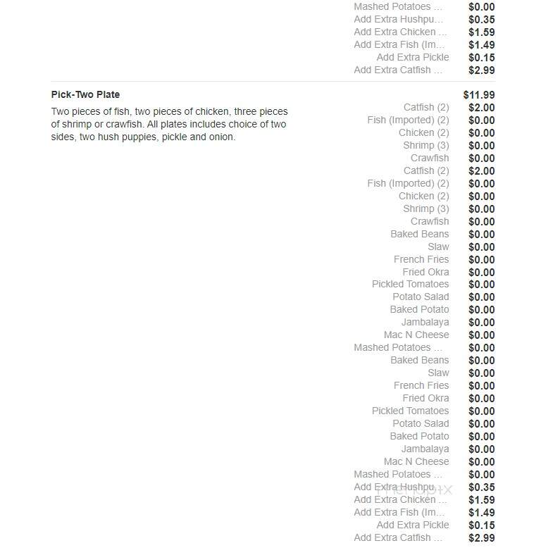 Murdock's Catfish - Jonesboro, AR menu_pic