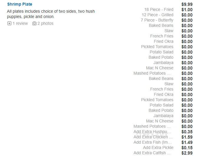 Murdock's Catfish - Jonesboro, AR menu_pic