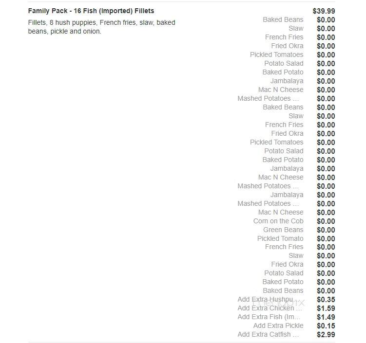Murdock's Catfish - Jonesboro, AR menu_pic