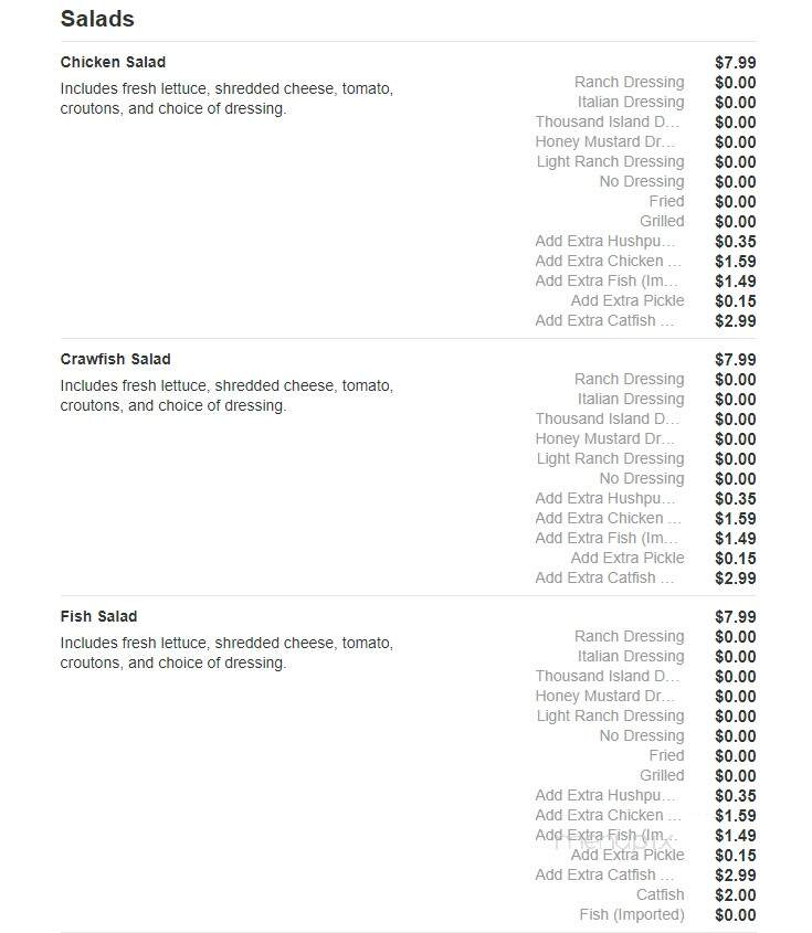 Murdock's Catfish - Jonesboro, AR menu_pic