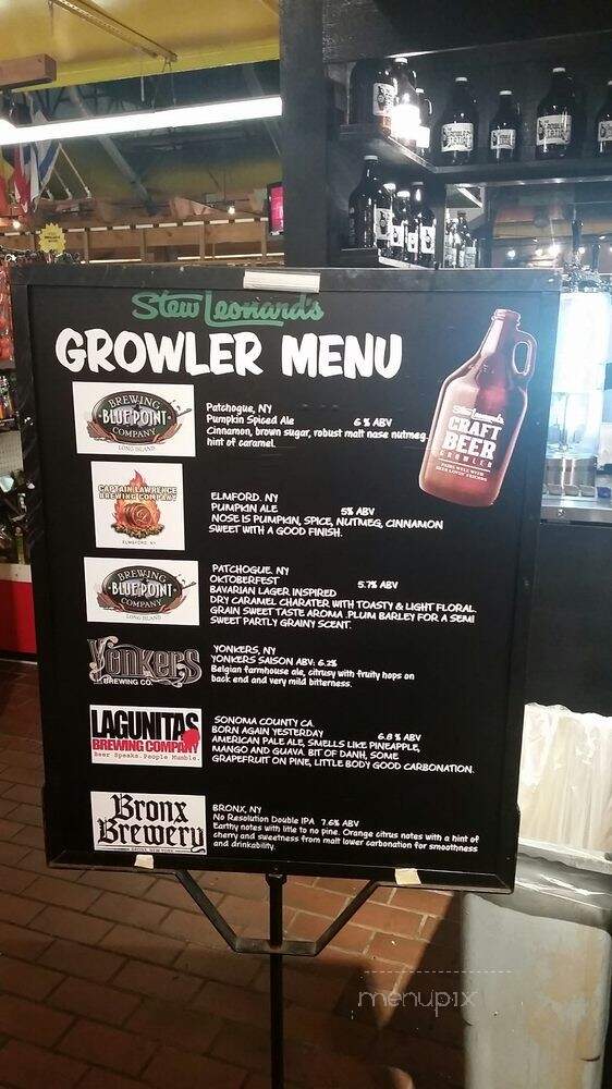 Stew Leonard's - Yonkers, NY menu_pic