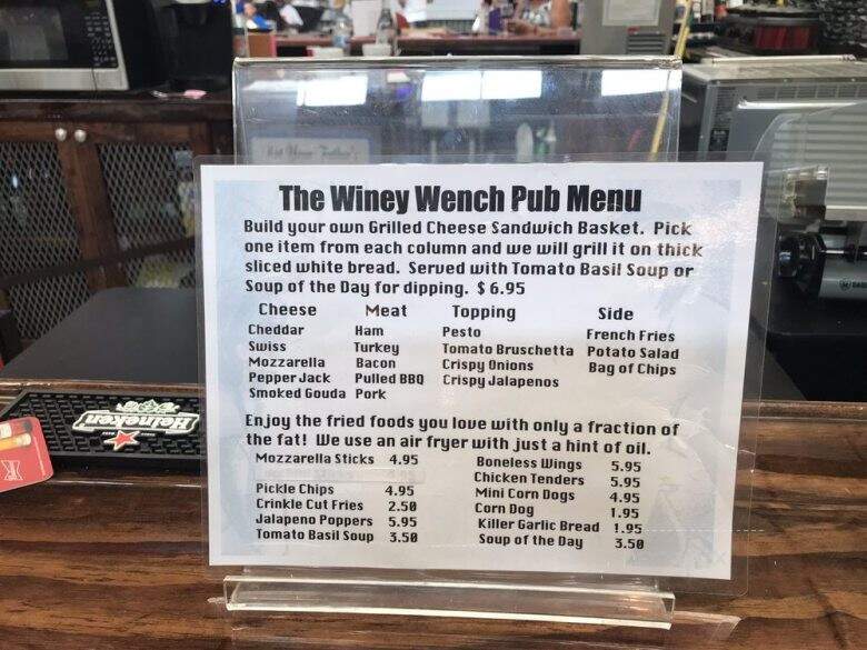 The Winey Wench - Sanford, FL menu_pic