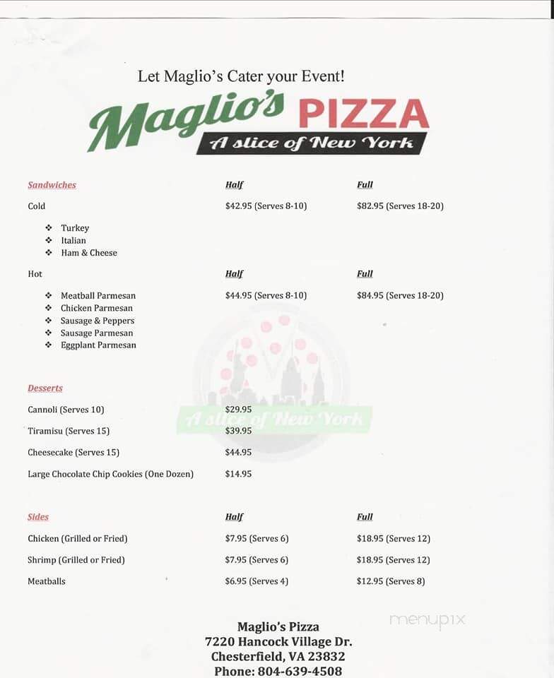 Maglio's Pizza - Chesterfield, VA