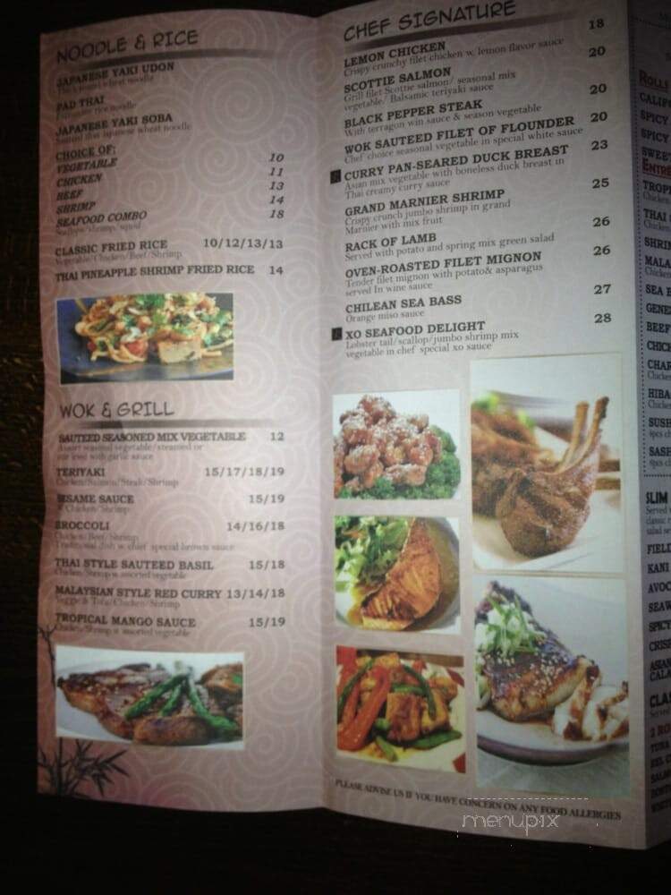 Wing's Asian Fusion Bistro - Vernon Township, NJ menu_pic
