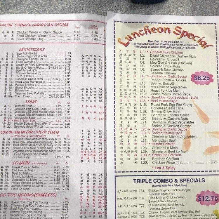 Golden Bowl - Valrico, FL menu_pic