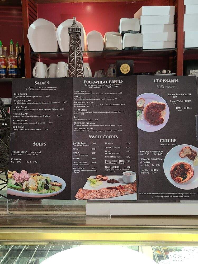 Cafe de Paris Bakery - Indian Rocks Beach, FL menu_pic