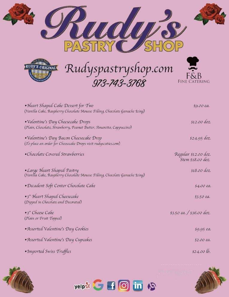 Rudy's Pastry Shop - Bloomfield, NJ