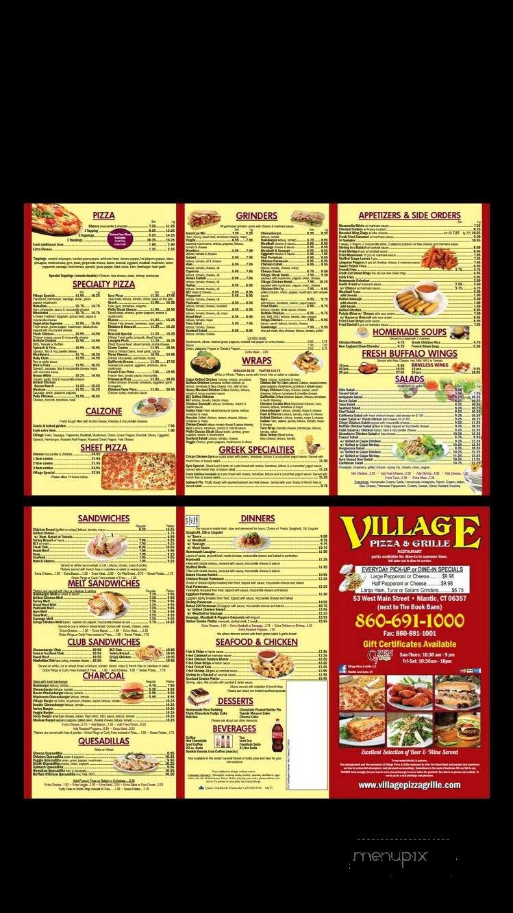 Village Pizza and Grille - Niantic, CT