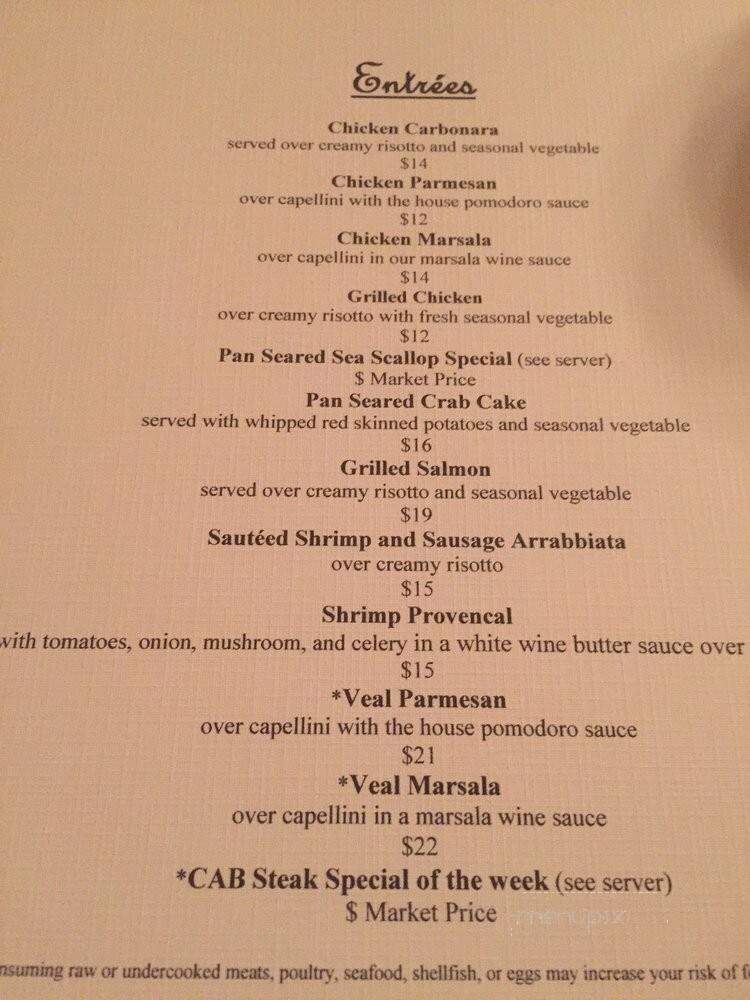 Delucca's Italian Grill and Pizzeria - West Columbia, SC menu_pic