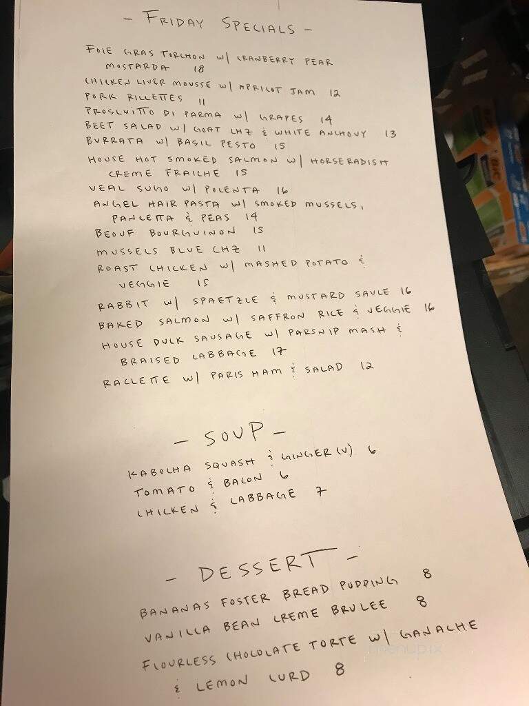 La Buvette Wine Bar & Delicatessen - Omaha, NE menu_pic