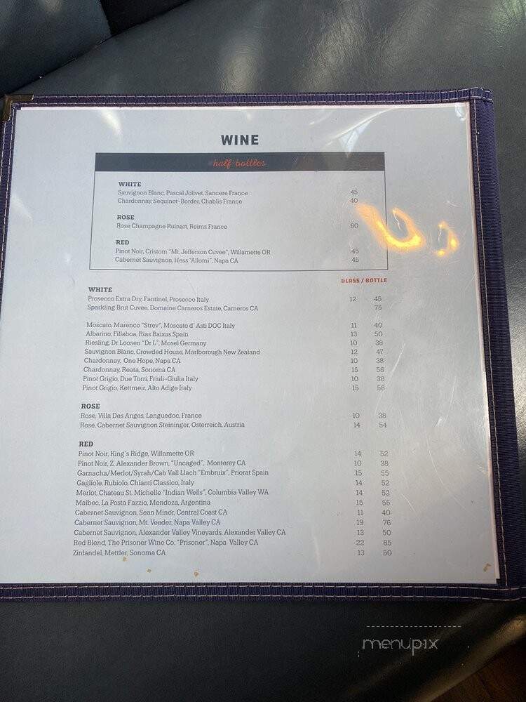 Iron Works Tavern - Warwick, RI menu_pic