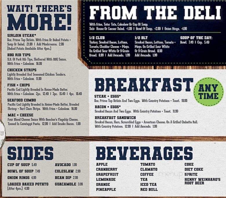 Time Out Ale House - Federal Way, WA menu_pic