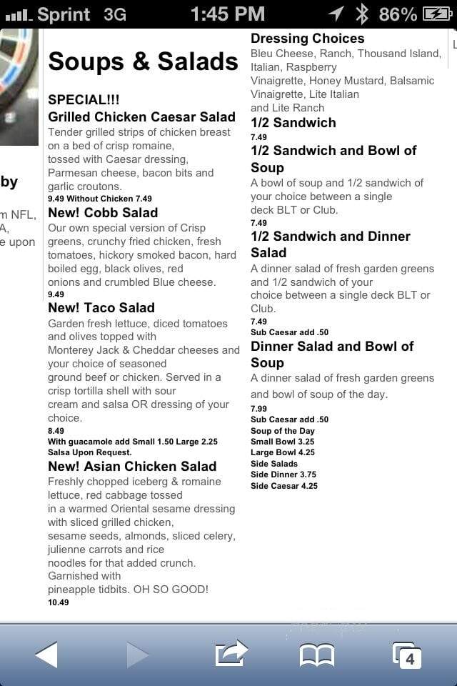 Time Out Ale House - Federal Way, WA menu_pic