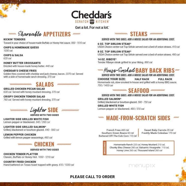Cheddar's Casual Cafe - Alcoa, TN menu_pic